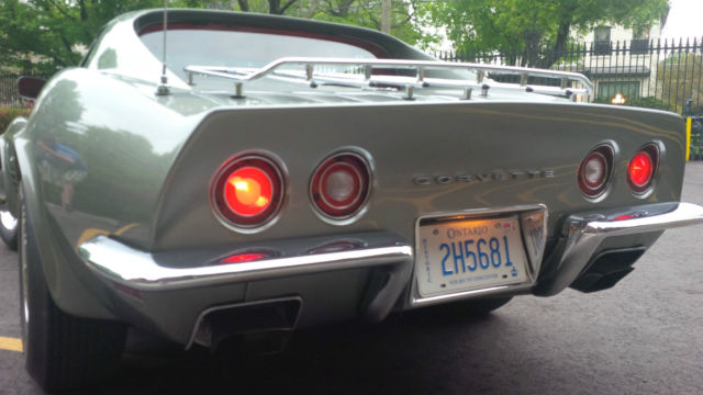 1971 steel cities grey Chevrolet Corvette Coupe