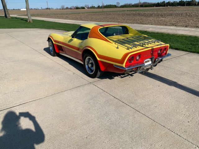 1971 Yellow Chevrolet Corvette COUPE