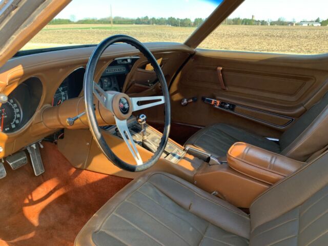 1971 Yellow Chevrolet Corvette COUPE