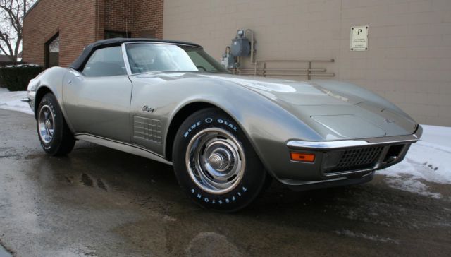 1971 Gray Chevrolet Corvette Convertible