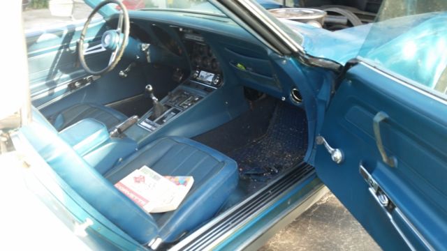 1971 Blue Chevrolet Corvette Convertible