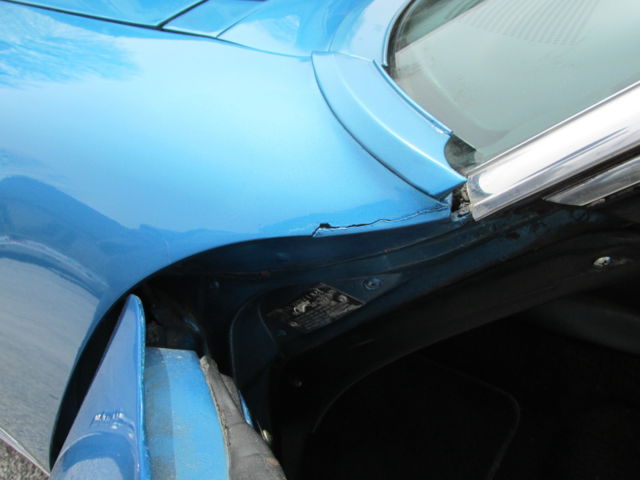 1971 Blue Chevrolet Corvette Convertible