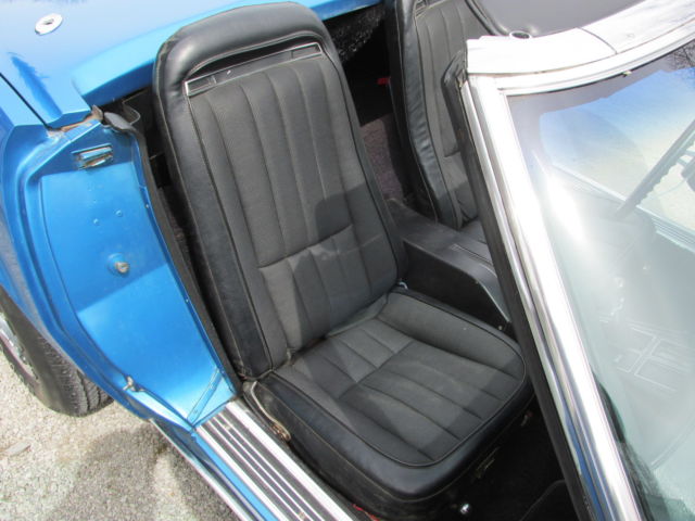 1971 Blue Chevrolet Corvette Convertible
