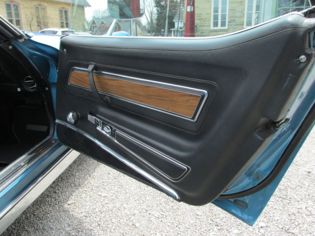1971 Blue Chevrolet Corvette Convertible