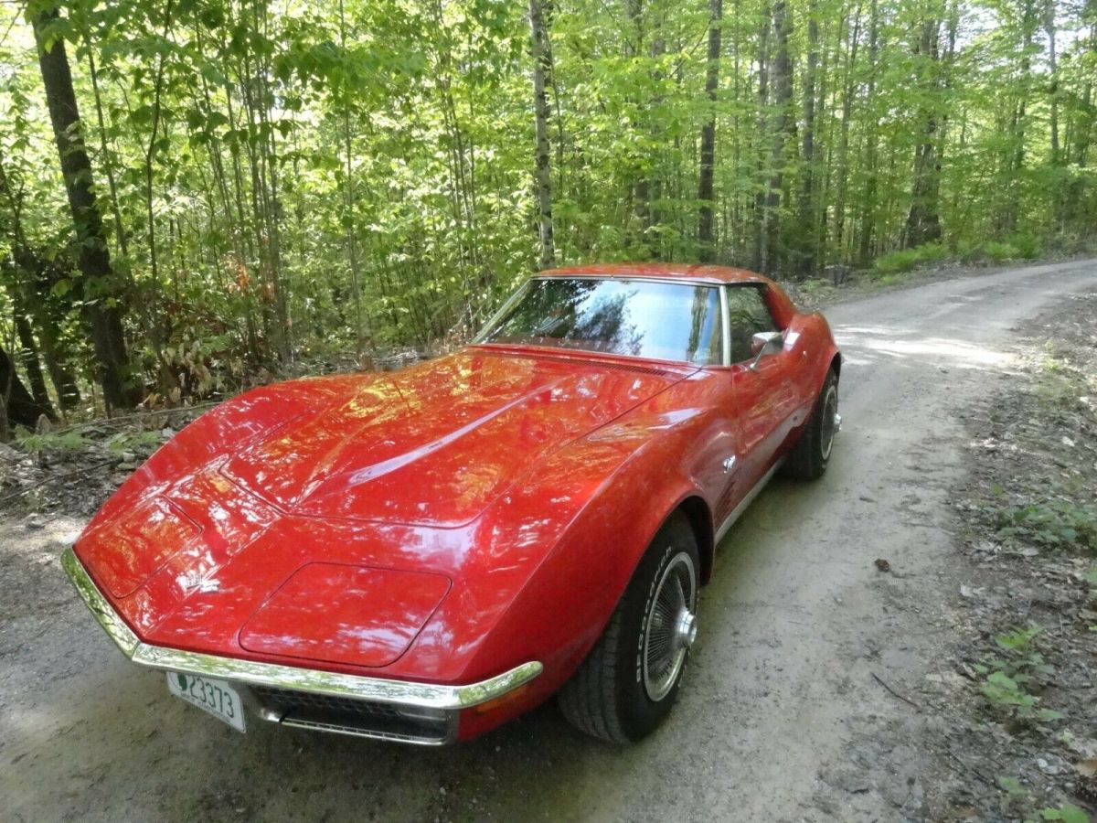 1971 Red Chevrolet Corvette Coupe
