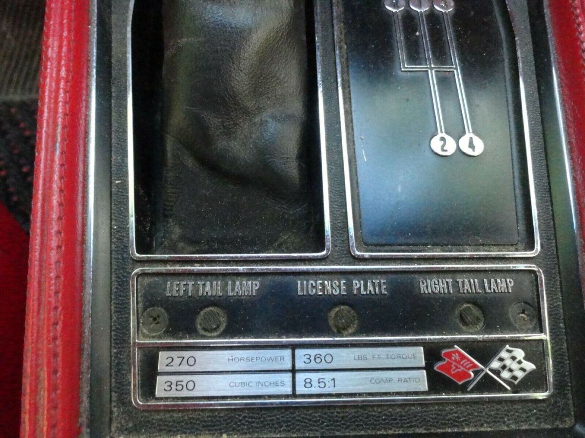 1971 Red Chevrolet Corvette Coupe