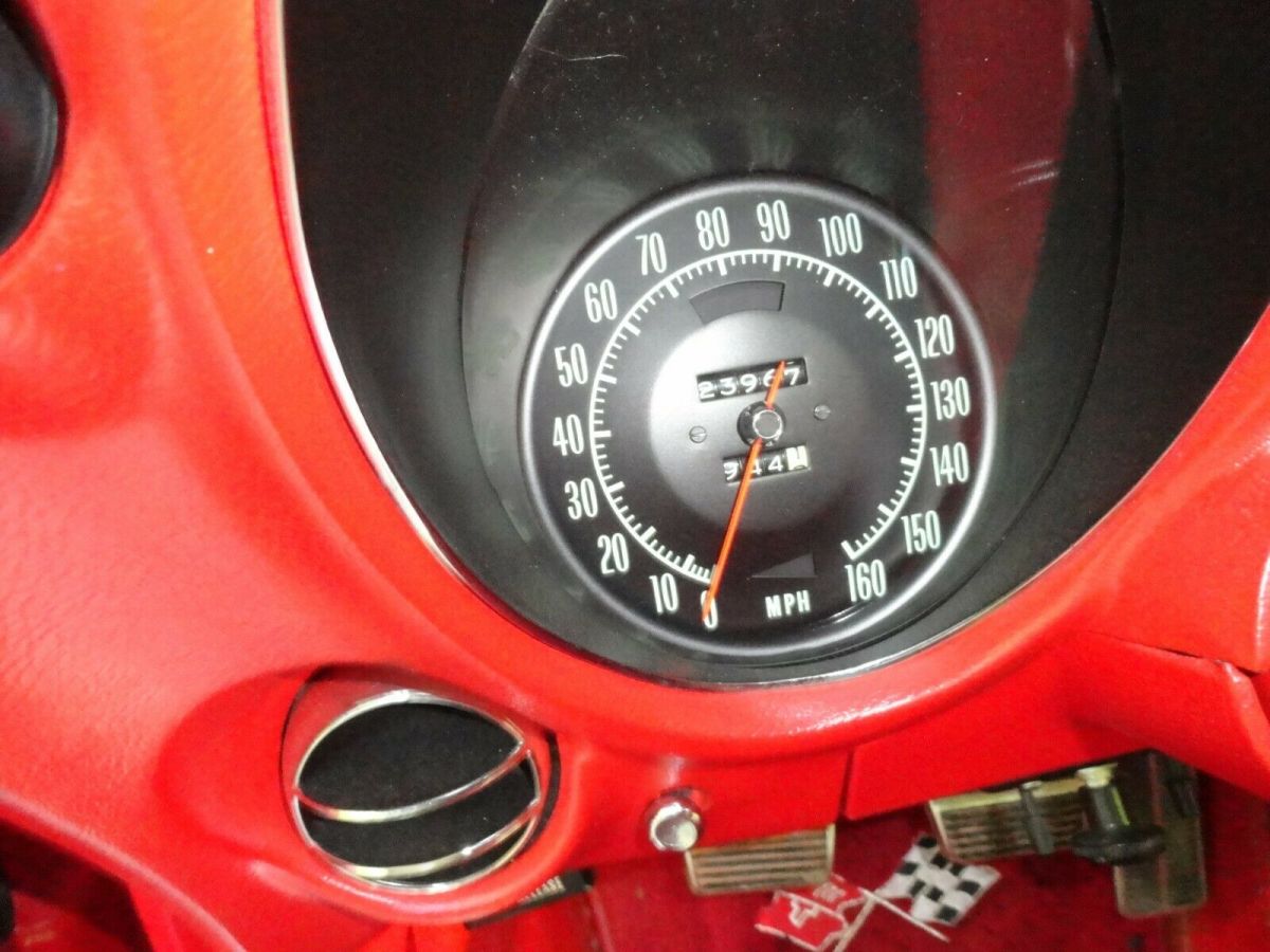 1971 Red Chevrolet Corvette Coupe