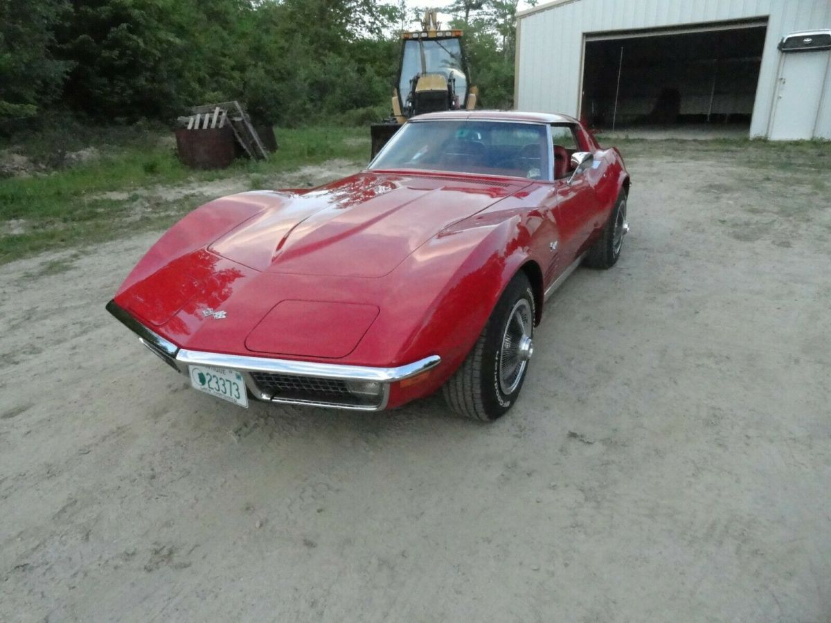 1971 Red Chevrolet Corvette Coupe