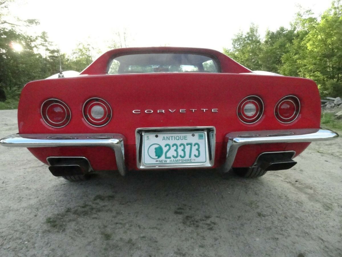 1971 Red Chevrolet Corvette Coupe