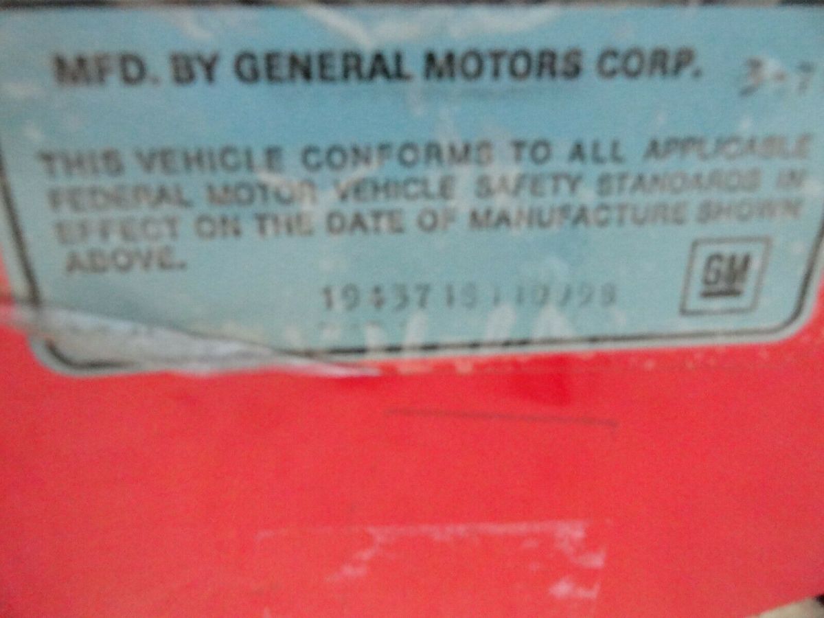 1971 Red Chevrolet Corvette Coupe