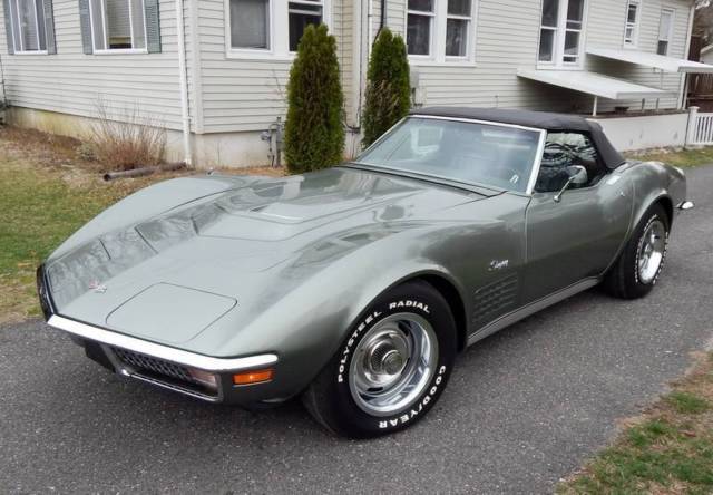 1971 Gray Chevrolet Corvette Convertible