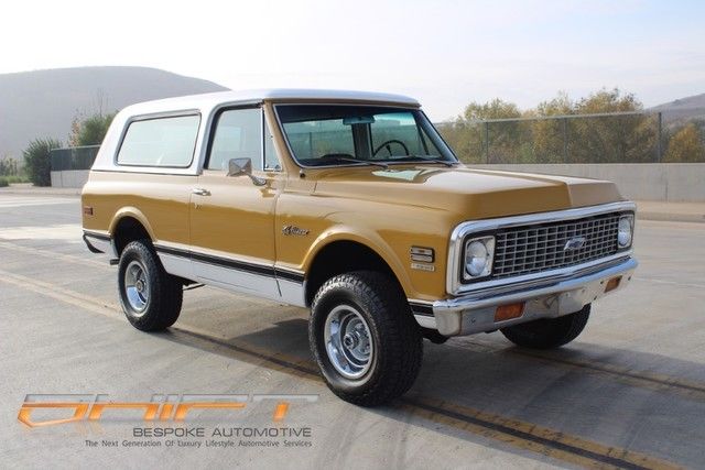 1971 Yellow Chevrolet Blazer SUV