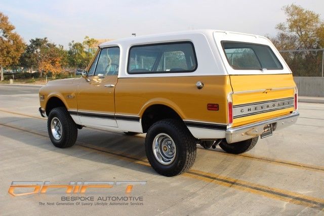 1971 Yellow Chevrolet Blazer SUV