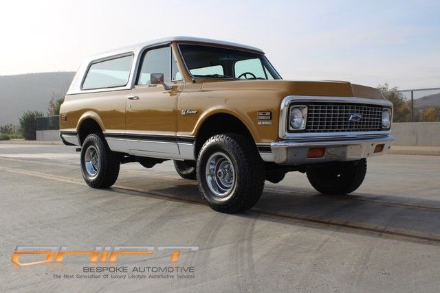 1971 Yellow Chevrolet Blazer SUV