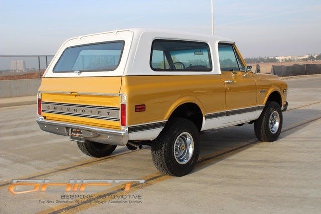 1971 Yellow Chevrolet Blazer SUV