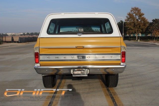 1971 Yellow Chevrolet Blazer SUV