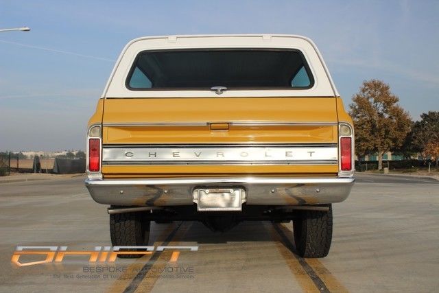 1971 Yellow Chevrolet Blazer SUV