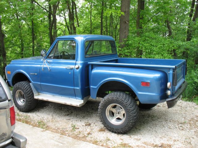 1971 Blue Chevrolet C-10 Short Box