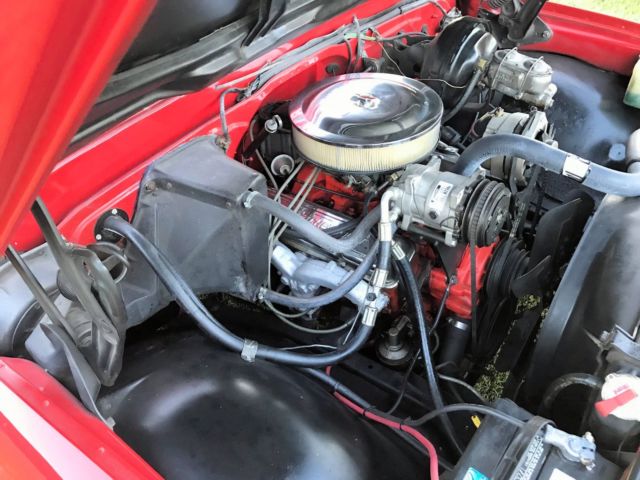 1971 Red Chevrolet C-10 Standard Cab Pickup