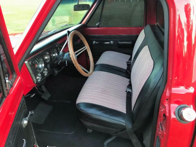 1971 Red Chevrolet C-10 Standard Cab Pickup