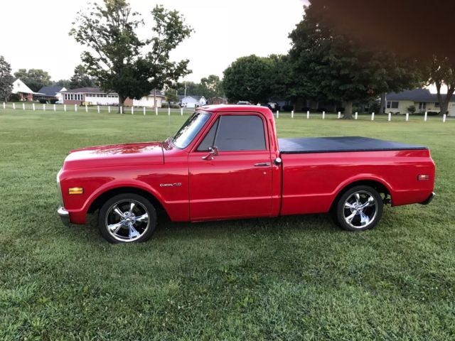 1971 Red Chevrolet C-10 Standard Cab Pickup