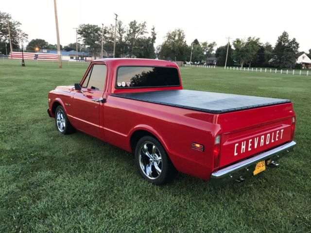 1971 Red Chevrolet C-10 Standard Cab Pickup