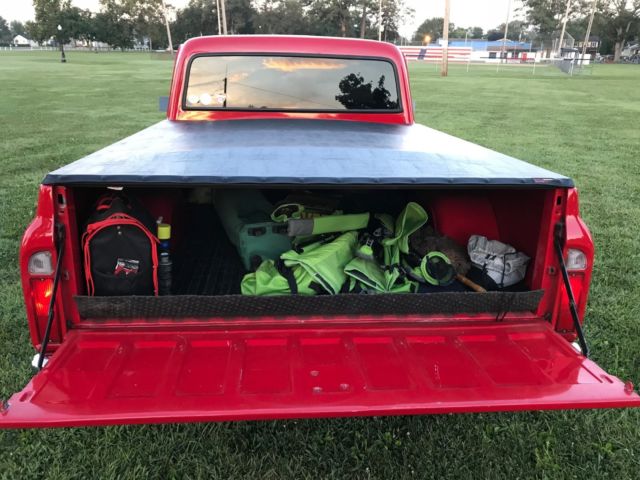 1971 Red Chevrolet C-10 Standard Cab Pickup