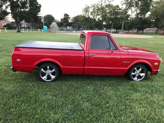 1971 Red Chevrolet C-10 Standard Cab Pickup