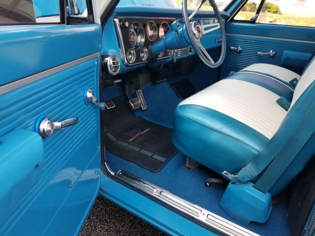 1971 Blue Chevrolet C-10 Standard Cab Pickup