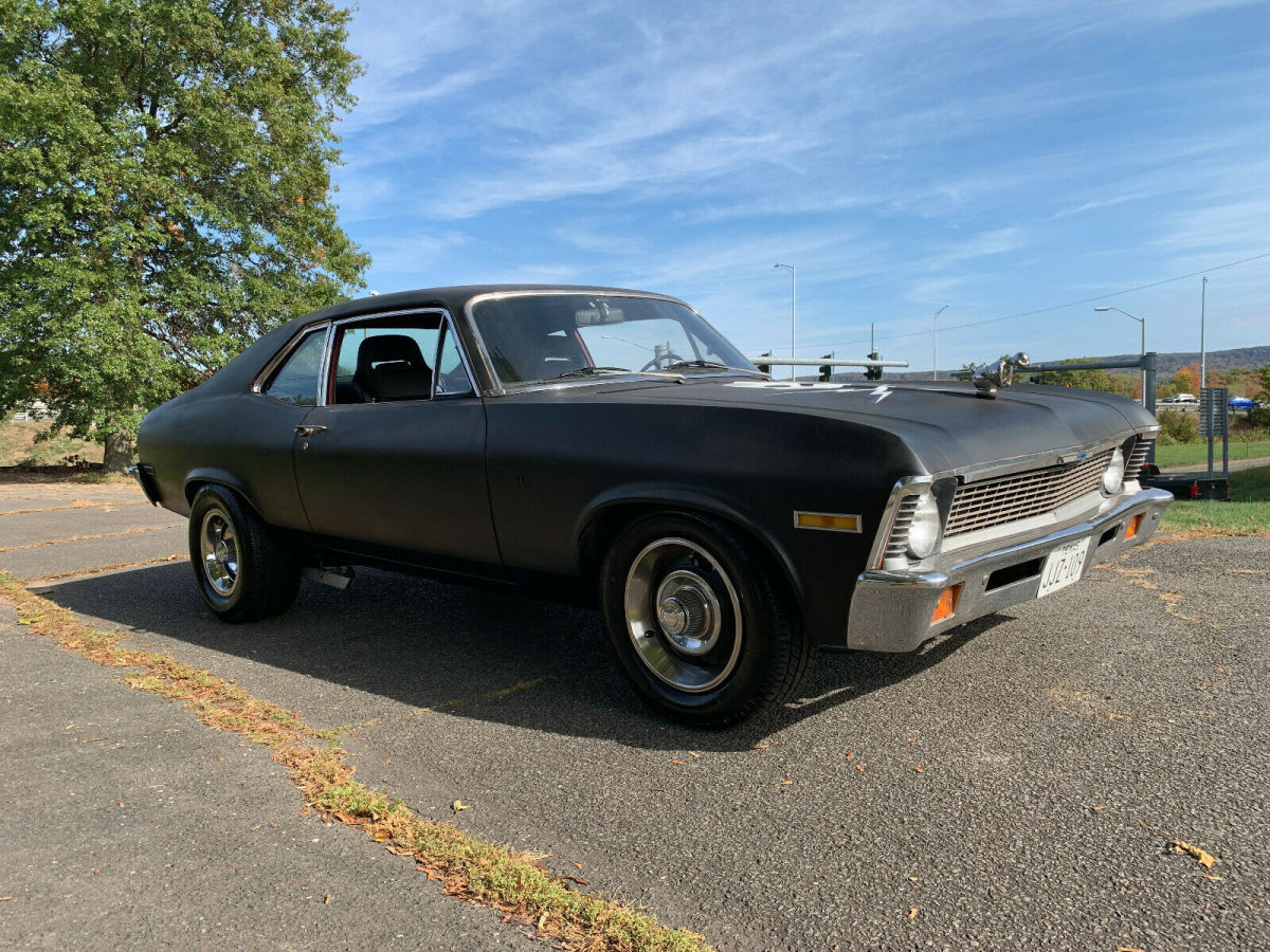 1971 Black Chevrolet Nova Coupe