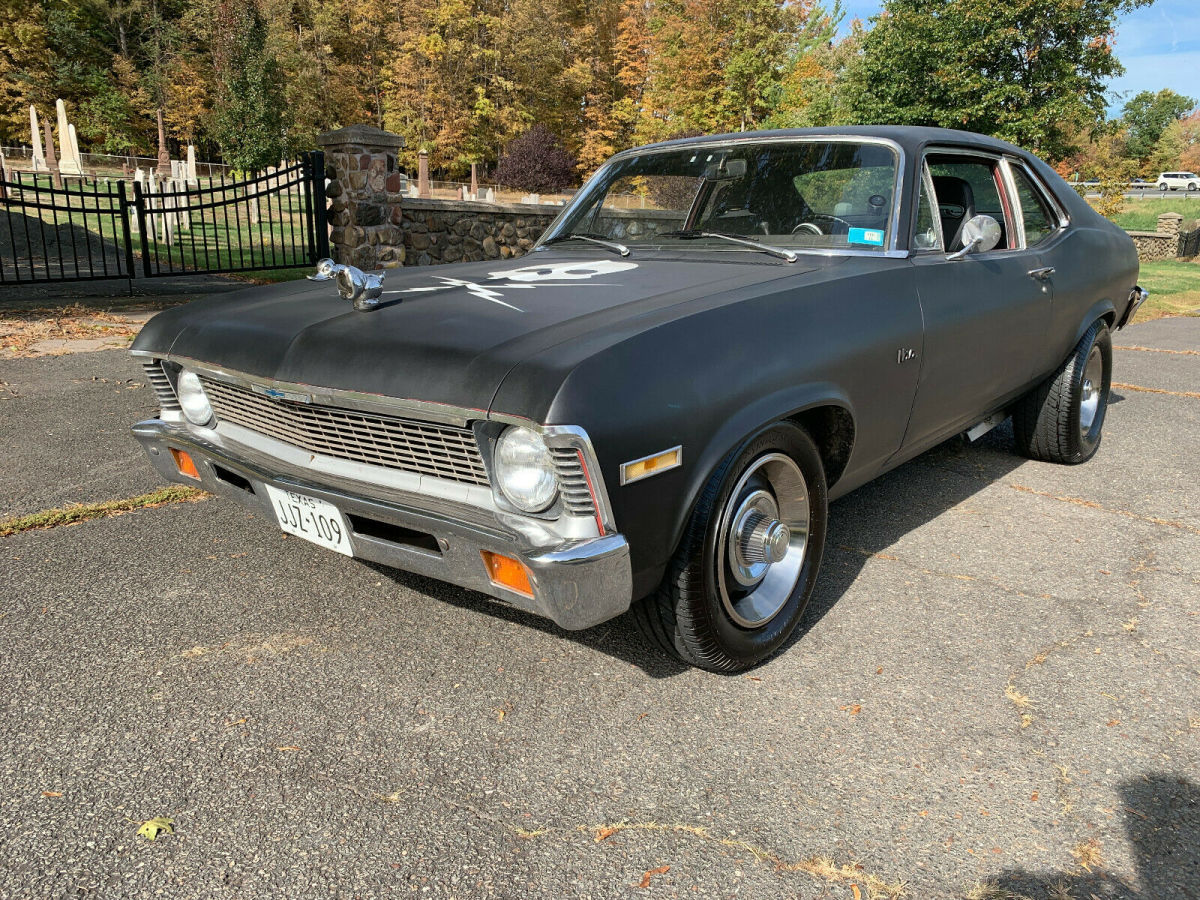 1971 Black Chevrolet Nova Coupe
