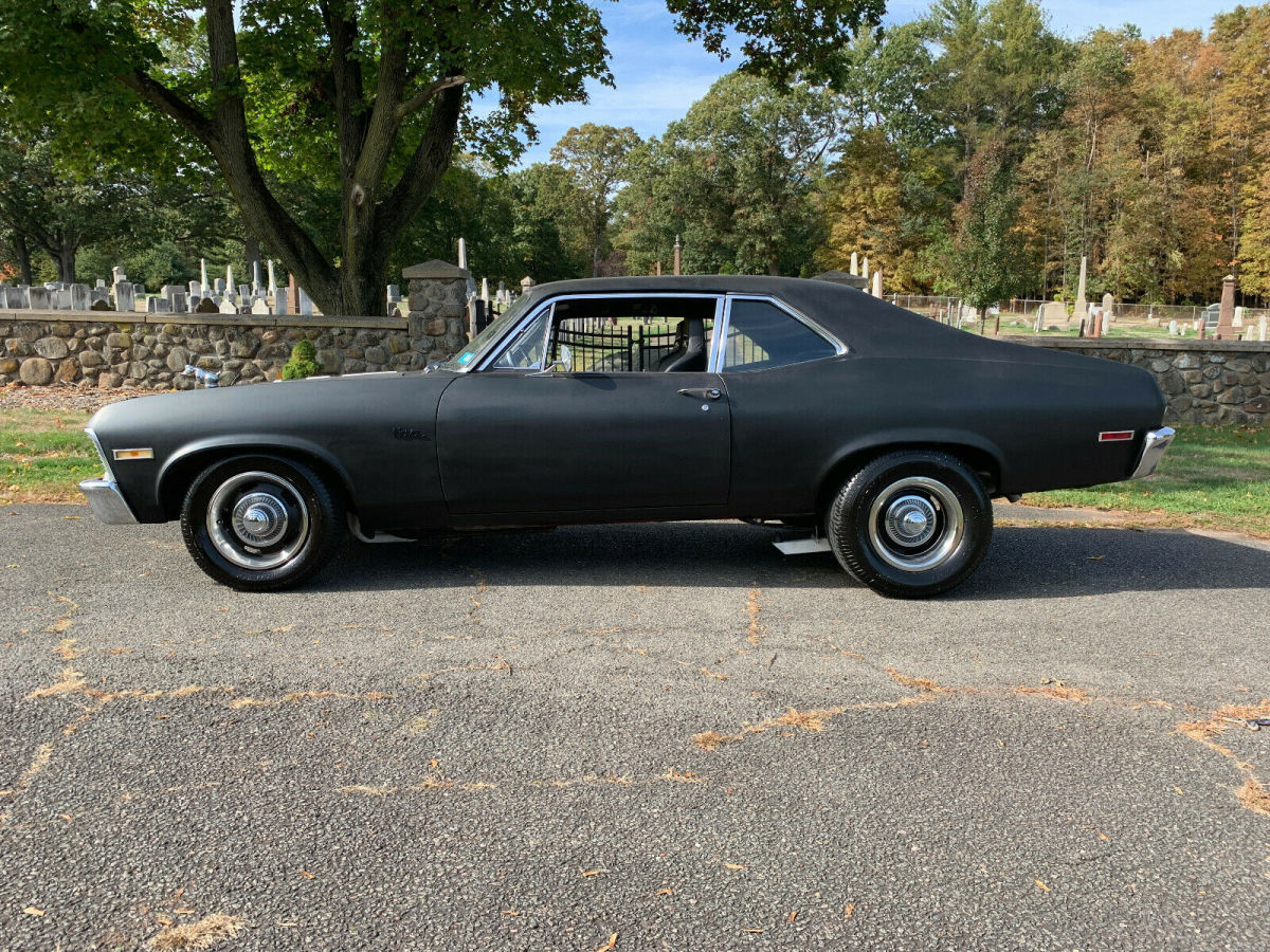 1971 Black Chevrolet Nova Coupe