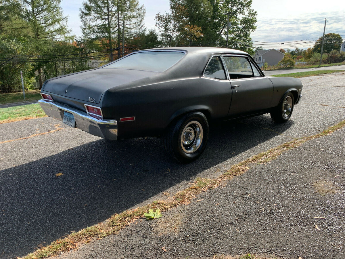 1971 Black Chevrolet Nova Coupe