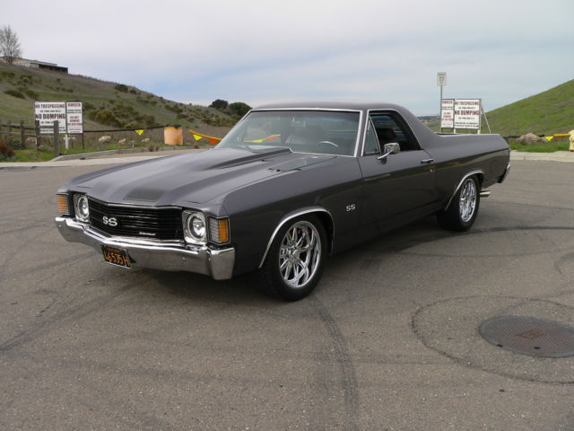 1971 Dark Gunsmoke Gray Chevrolet El Camino 2 Door