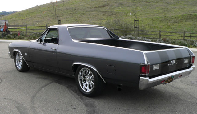 1971 Dark Gunsmoke Gray Chevrolet El Camino 2 Door