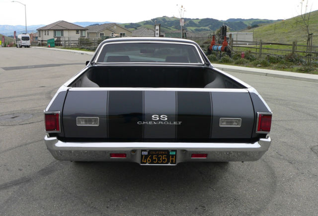 1971 Dark Gunsmoke Gray Chevrolet El Camino 2 Door