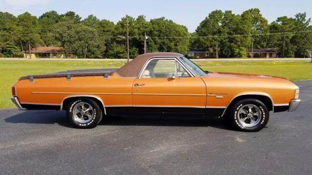 1971 Gold Chevrolet El Camino Coupe