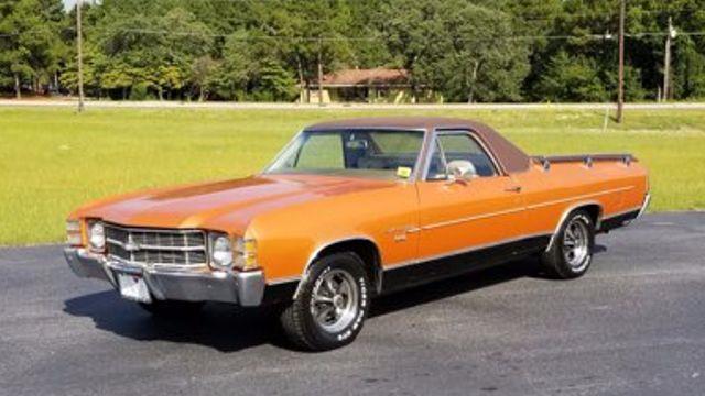 1971 Gold Chevrolet El Camino Coupe