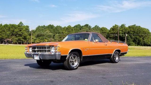 1971 Gold Chevrolet El Camino Coupe