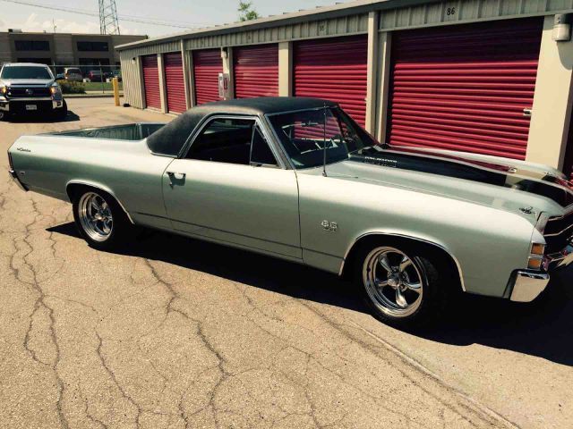 1971 Silver Chevrolet El Camino --