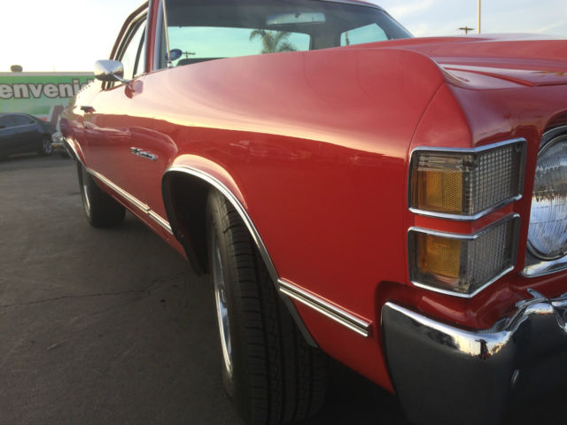 1971 red Chevrolet El Camino
