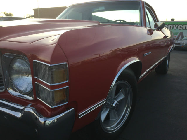 1971 red Chevrolet El Camino