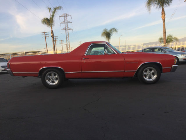 1971 red Chevrolet El Camino