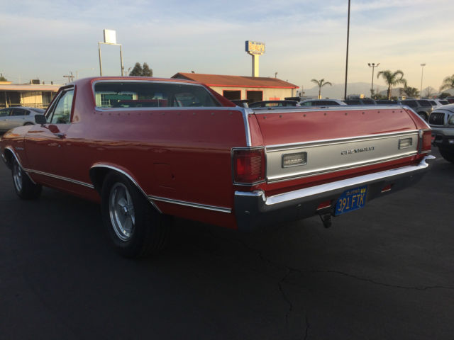 1971 red Chevrolet El Camino