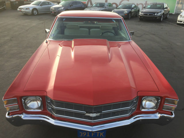 1971 red Chevrolet El Camino