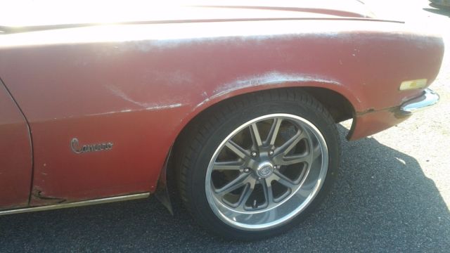 1971 Red Chevrolet Camaro Coupe