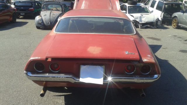 1971 Red Chevrolet Camaro Coupe