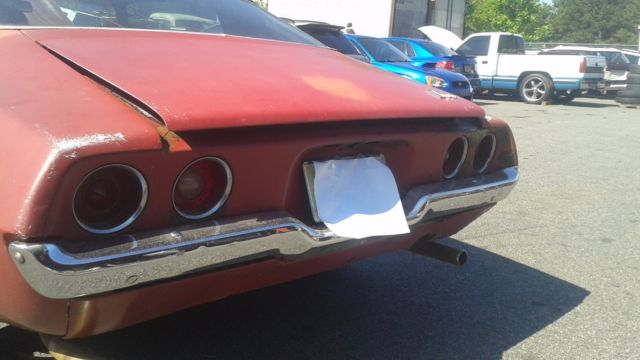 1971 Red Chevrolet Camaro Coupe