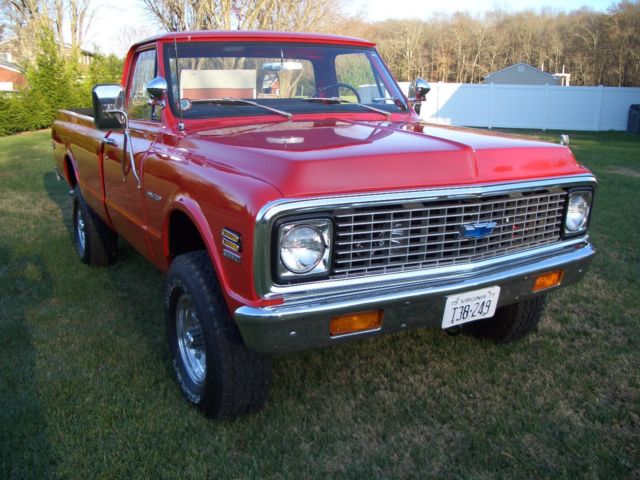 1971 Red Chevrolet Other Pickups Standard Cab Pickup