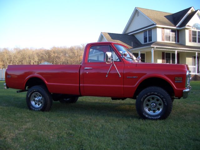 1971 Red Chevrolet Other Pickups Standard Cab Pickup